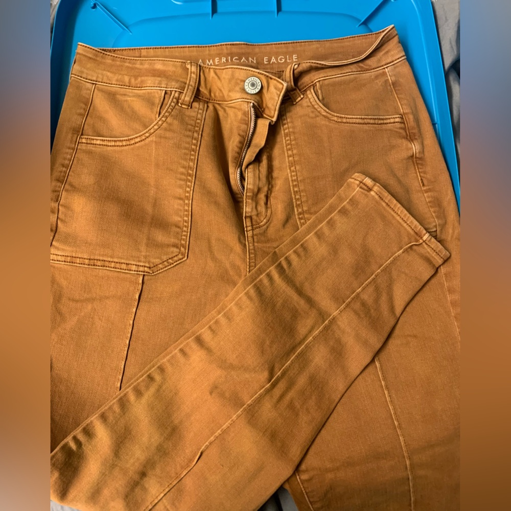Garage jeans burnt orange